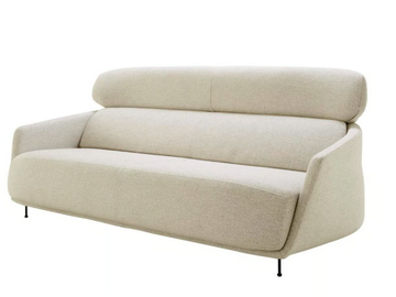 OKURA - 3 seater fabric sofa with headrest by Ligne Roset - view 3